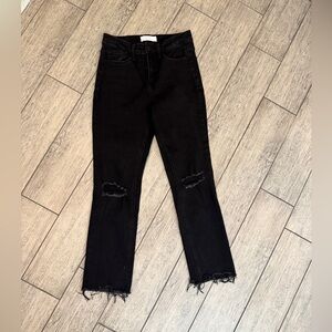 Classic Black Women's Straight Leg Jeans